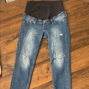 H&M full panel maternity jeans size 12